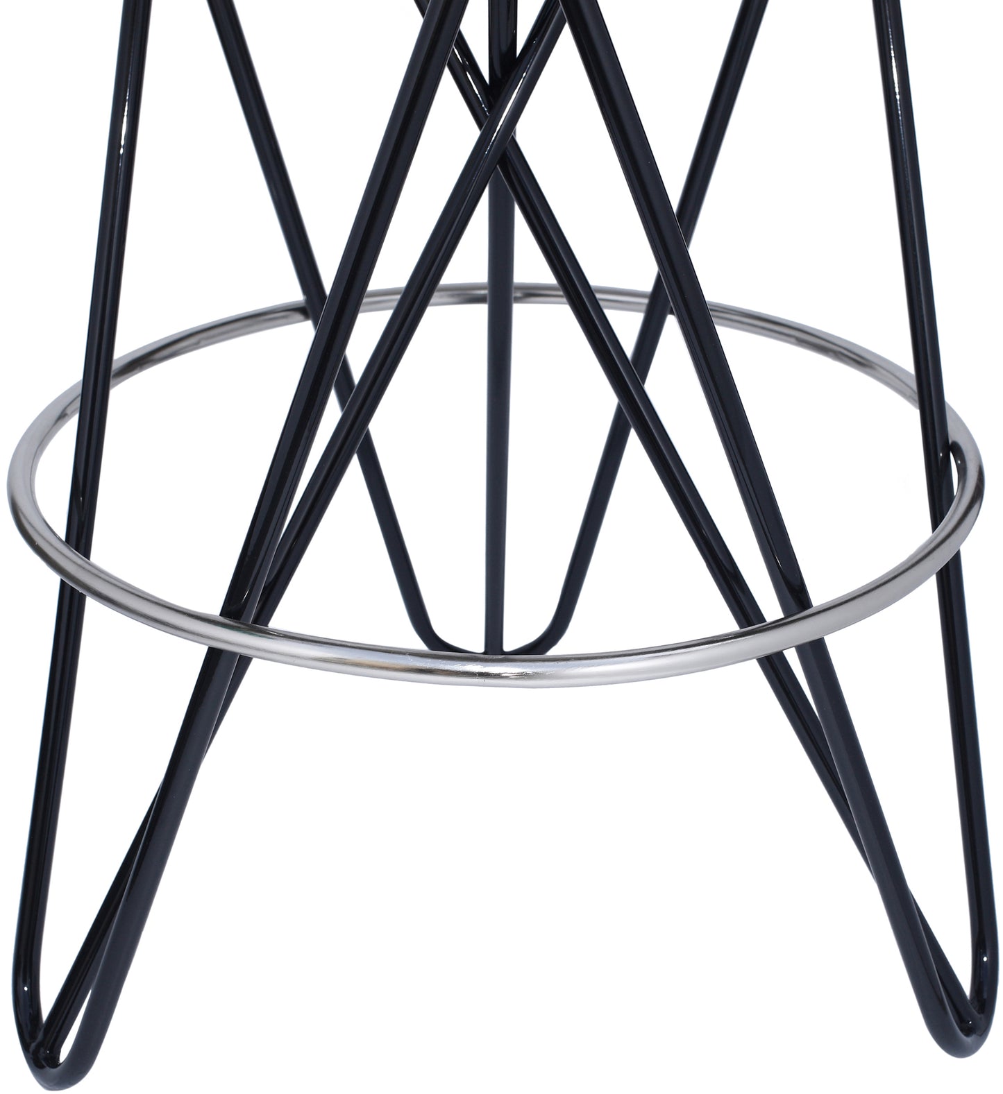 turin black iron counter stool black