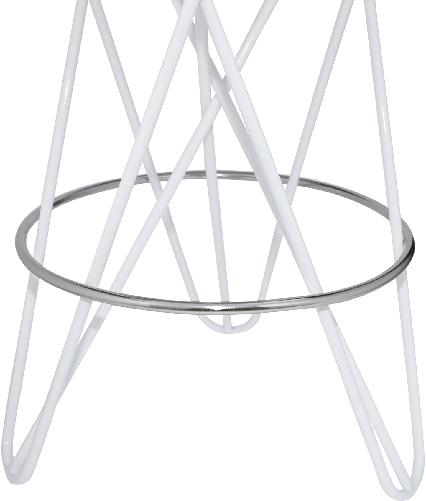 turin white iron counter stool white