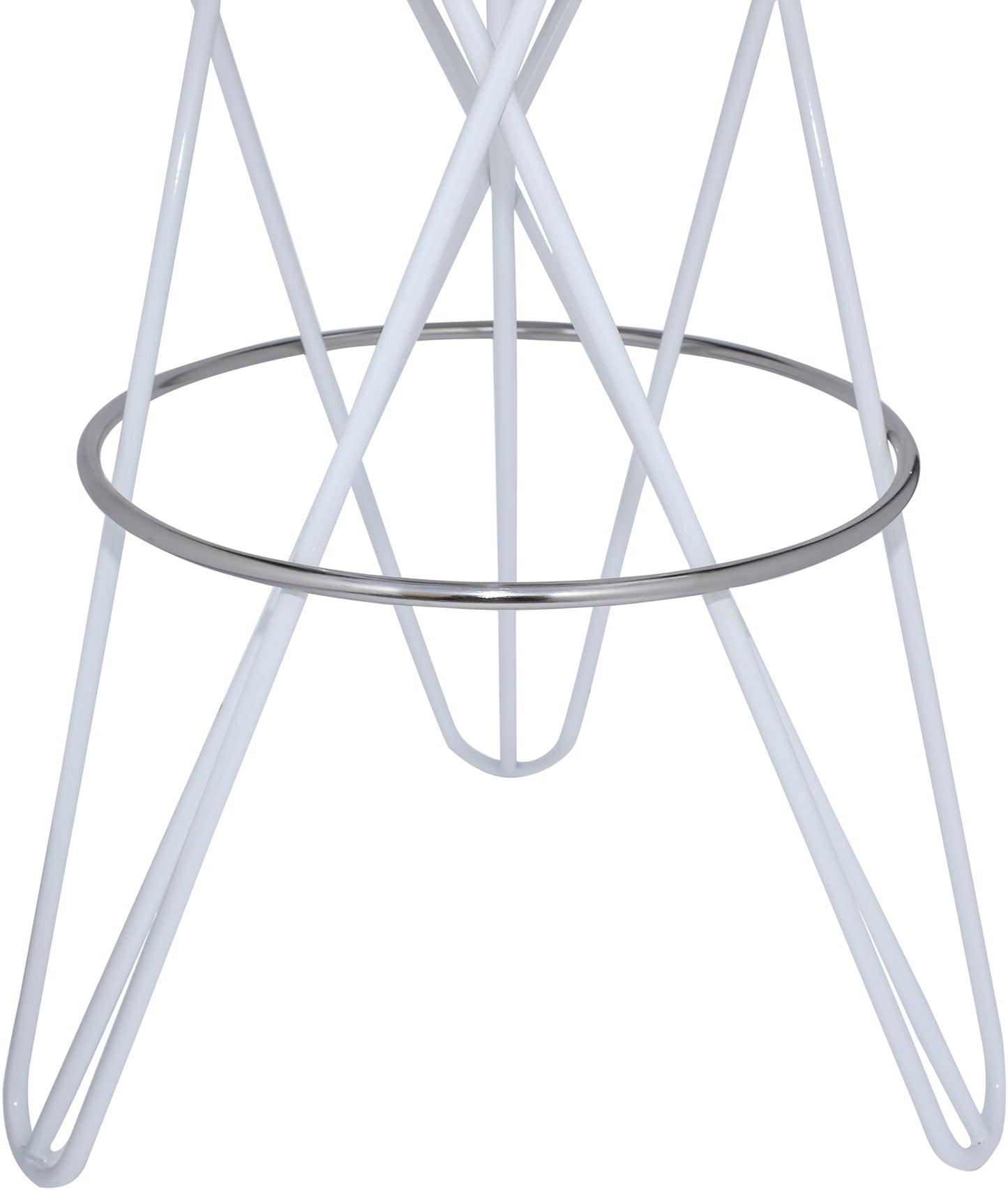 turin white iron bar stool white