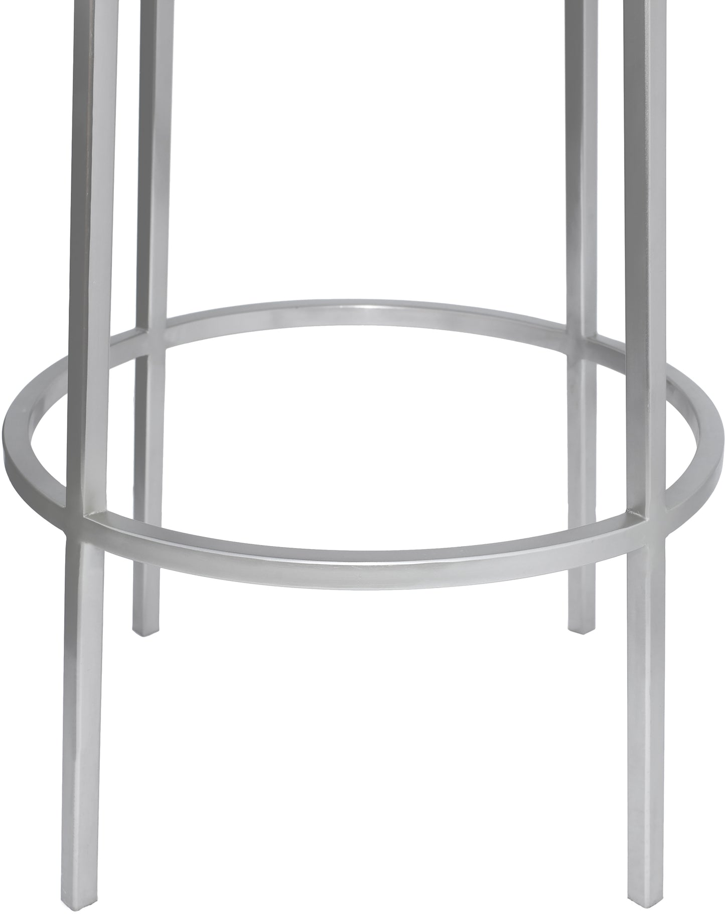 genoa silver iron counter stool silver