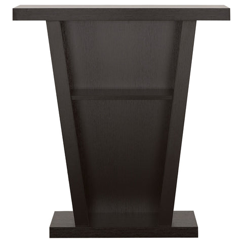 Laney 2-shelf Engineered Wood Console Table CappuccinoCappuccino