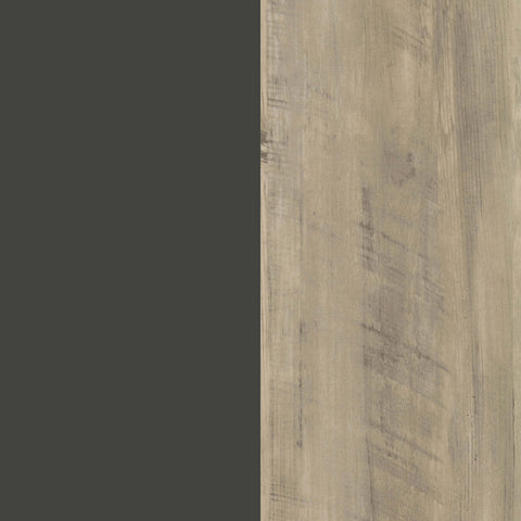 Evan 2-door Engineered Wood Cabinet Antique Pine and GreyDistressed Pine