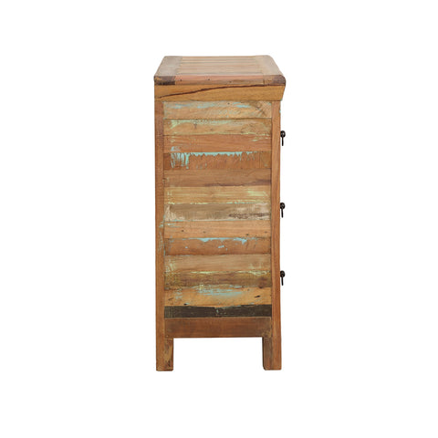 Fallon 4-drawer Solid Reclaimed Wood Accent Cabinet BrownReclaimed Wood
