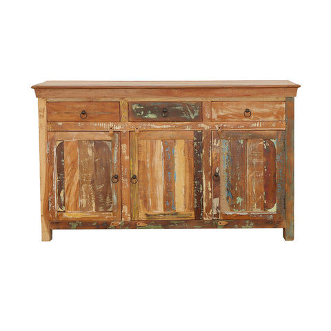 Fallon 3-door Solid Reclaimed Wood Accent Cabinet BrownReclaimed Wood