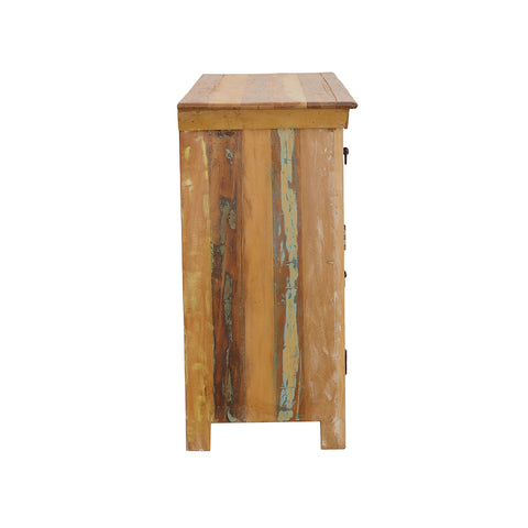 Fallon 3-door Solid Reclaimed Wood Accent Cabinet BrownReclaimed Wood