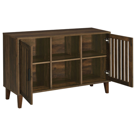Ida 2-door Engineered Wood Accent Cabinet Dark PineDark Pine