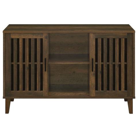Ida 2-door Engineered Wood Accent Cabinet Dark PineDark Pine