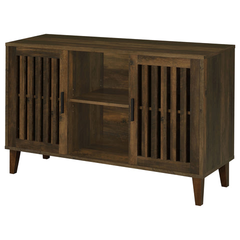 Ida 2-door Engineered Wood Accent Cabinet Dark PineDark Pine