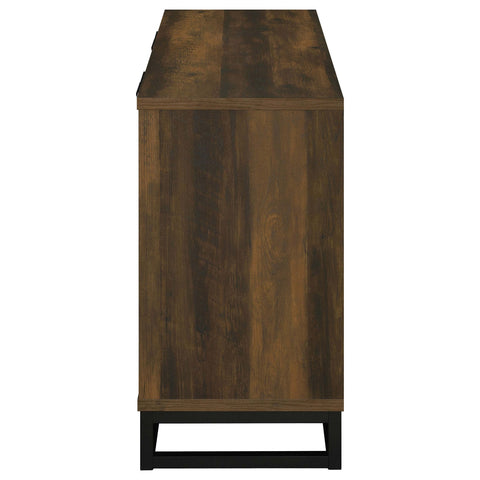 Mila 4-door Engineered Wood Accent Cabinet Dark PineDark Pine