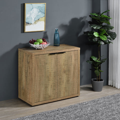 Greenfield 2-door Engineered Wood Accent Cabinet Mango BrownMango