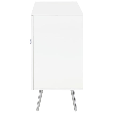 Henrietta 2-door Engineered Wood Accent Cabinet White High GlossWhite High Gloss
