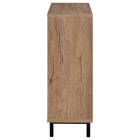 Gwyneth 2-door Shoe Storage Cabinet Natural Oak