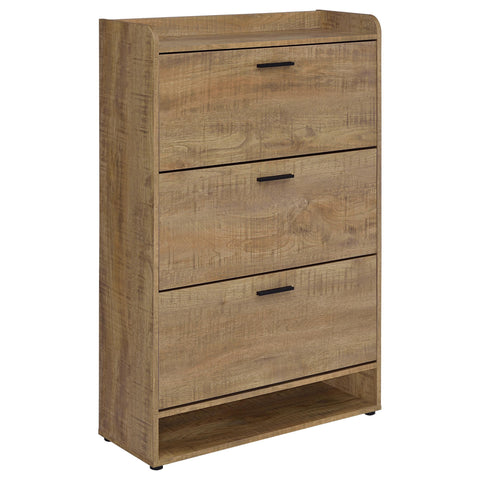 Lexley 3-tier Engineered Wood Shoe Cabinet Mango