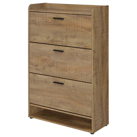 Lexley 3-tier Engineered Wood Shoe Cabinet Mango
