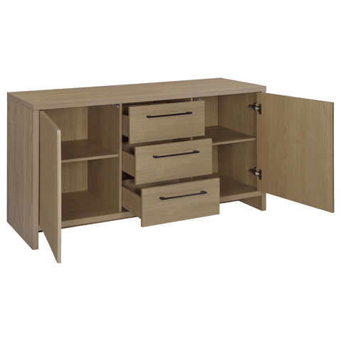 Middleton 3-drawer Accent Storage Cabinet Console Latte