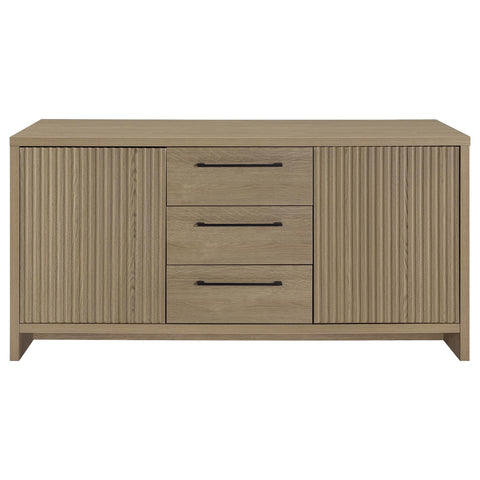 Middleton 3-drawer Accent Storage Cabinet Console Latte