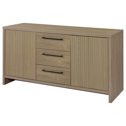 Middleton 3-drawer Accent Storage Cabinet Console Latte