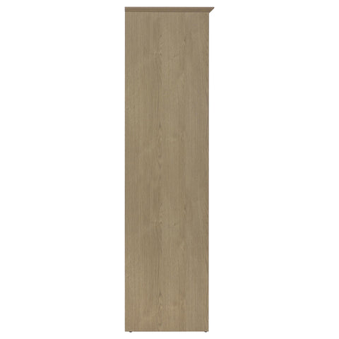 Brookmead 2-door Bedroom Wardrobe Storage Cabinet Armoire Latte