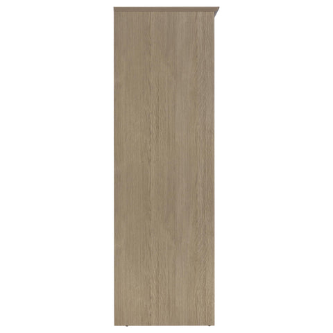 Cresswell 3-door Bedroom Wardrobe Storage Cabinet Armoire Latte