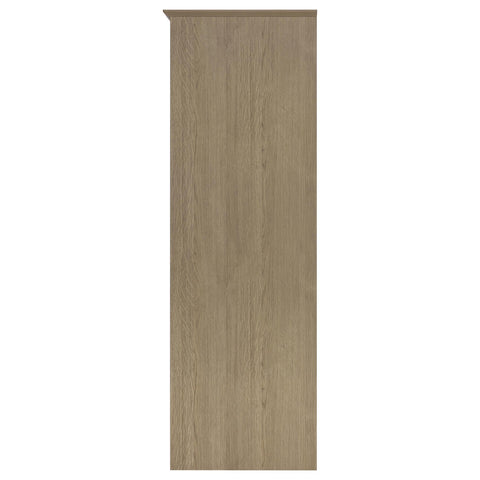 Jeffries 2-door Bedroom Wardrobe Storage Cabinet Armoire Latte