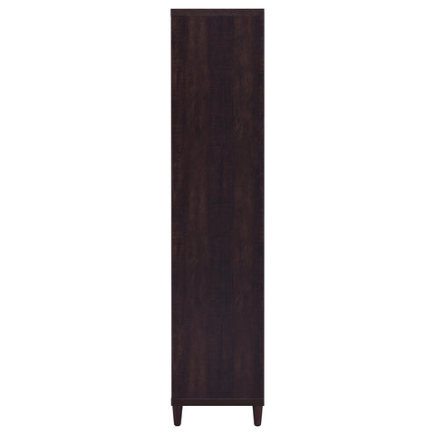 Haidera 2-door Tall Accent Storage Cabinet Rustic TobaccoRustic Tobacco