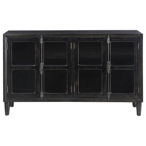 Lane 4-door Accent Cabinet BlackBlack