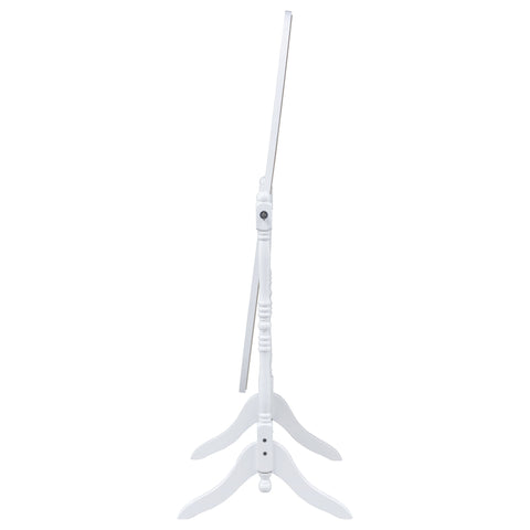 Carla Wood Adjustable Full Length Cheval Mirror WhiteWhite