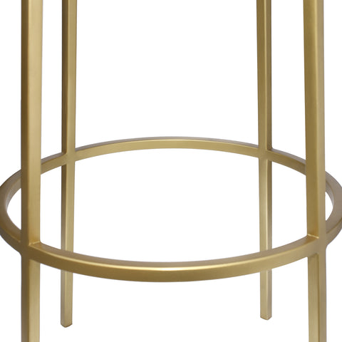 Genoa Gold Iron Bar Stool Gold