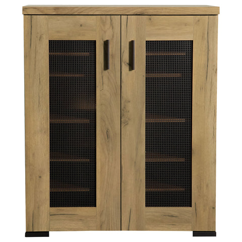 Kovu 6-shelf Engineered Wood Shoe Cabinet Golden OakGolden Oak
