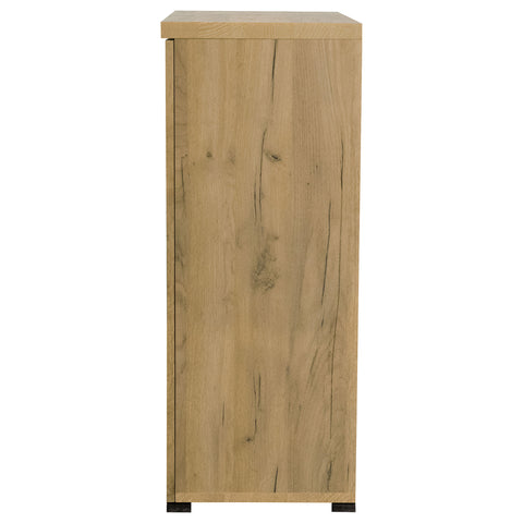 Kovu 6-shelf Engineered Wood Shoe Cabinet Golden OakGolden Oak