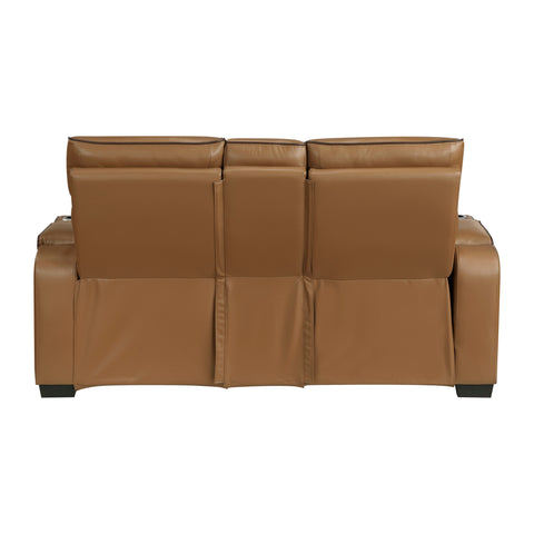 Lorenzo Brown Power Reclining Sofa & Loveseat Set