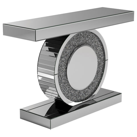 Lainey Mirrored Entryway Sofa Console Table SilverMirror