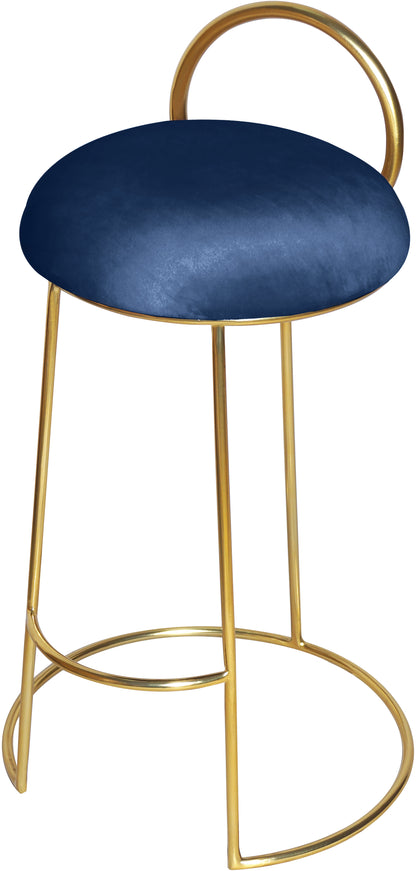 Copley Navy Velvet Counter Stool C