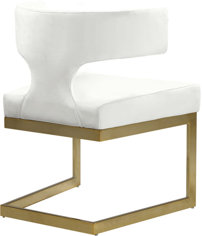 Skyler Cream Velvet Dining Chair C