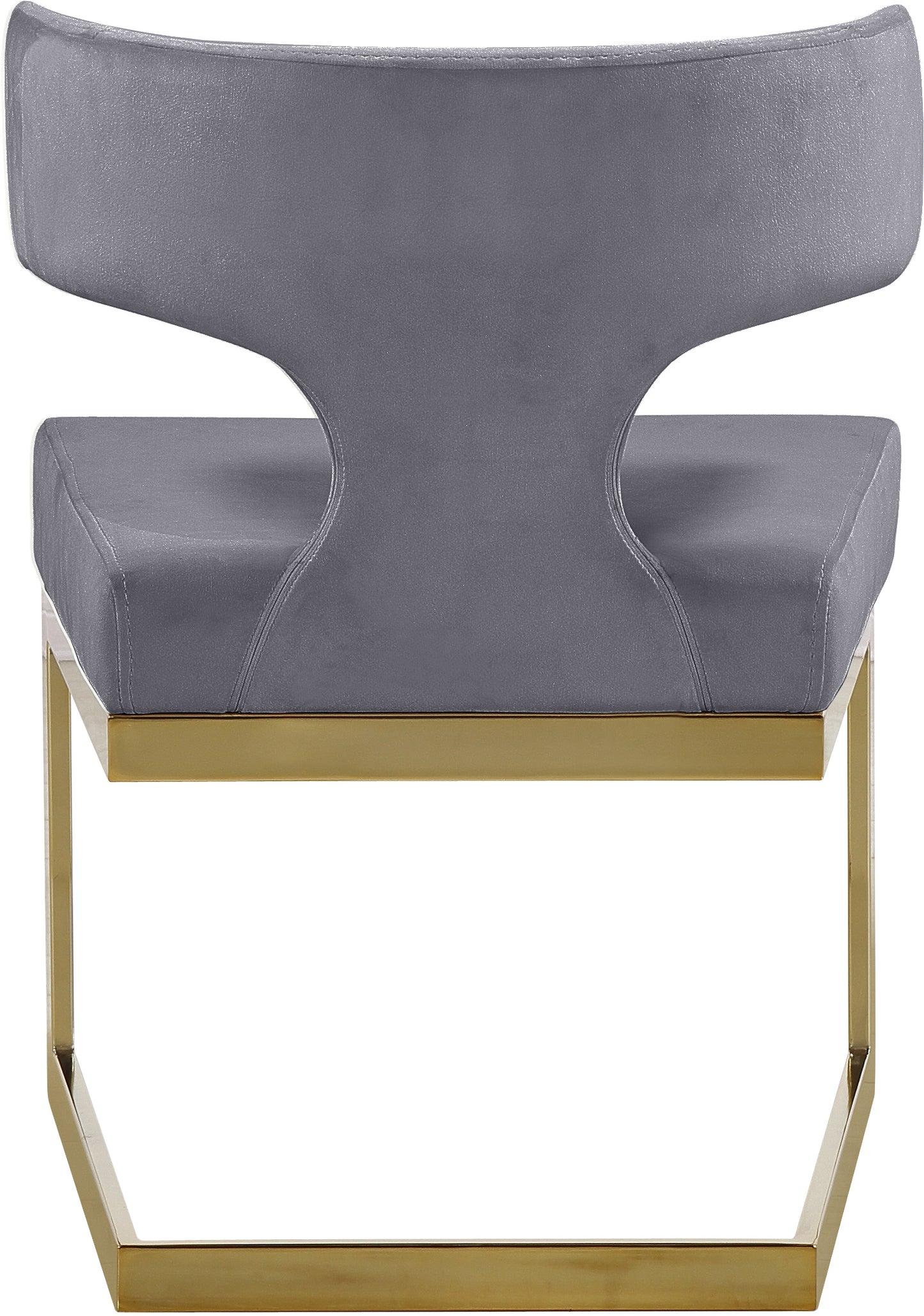 damon grey velvet dining chair