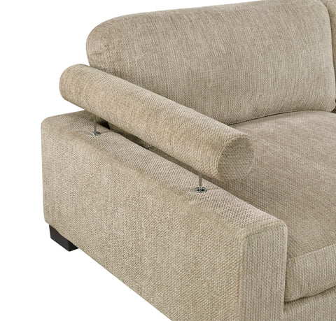Bennington (4)4-Piece Modular Sectional with Chaise and Ottoman