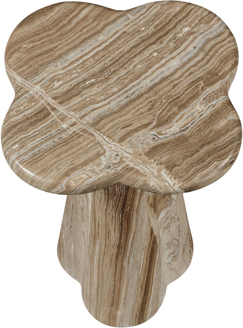 Yara Beige Concrete Indoor/Outdoor End Table, 1 Piece (Style 2)