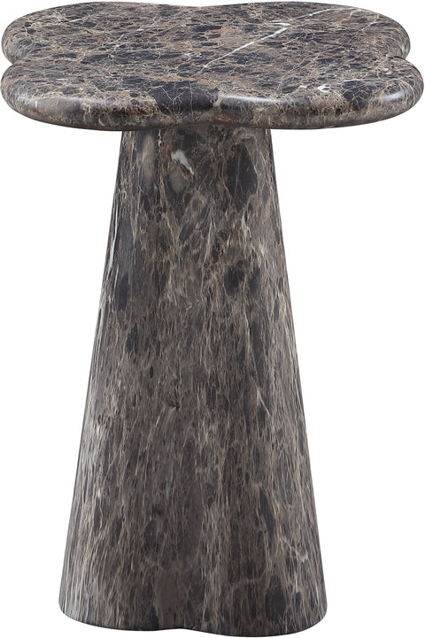 Yara Brown Concrete Indoor/Outdoor End Table, 1 Piece (Style 2)