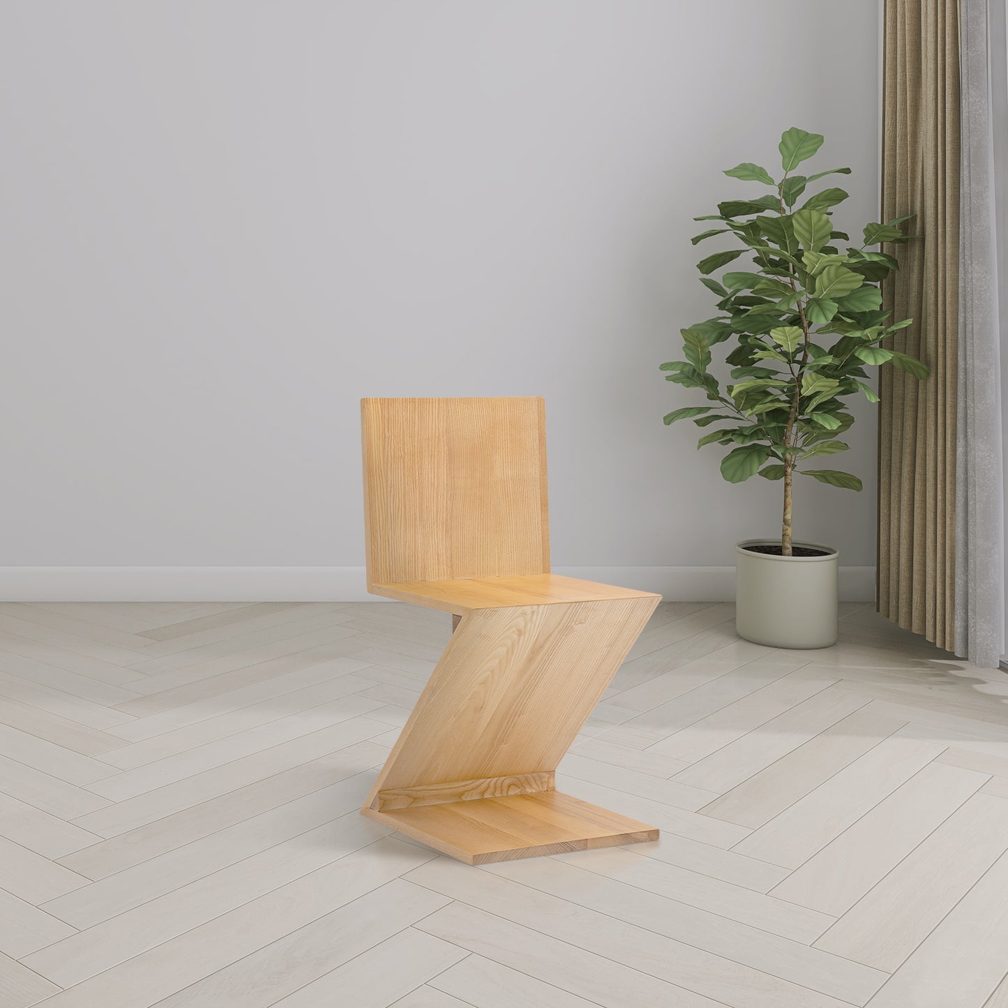 jai natural dining chair c