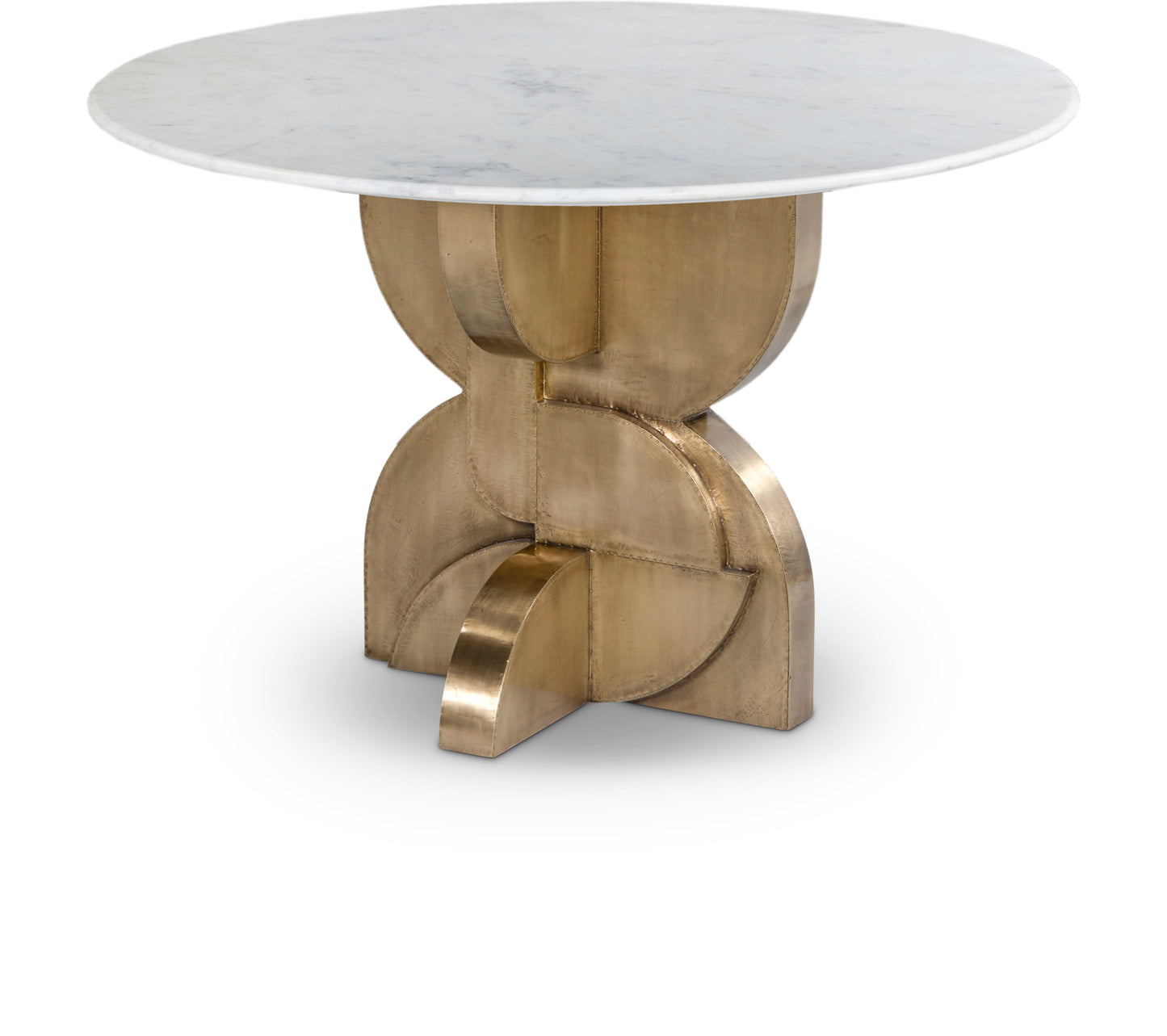 spherical white dining table