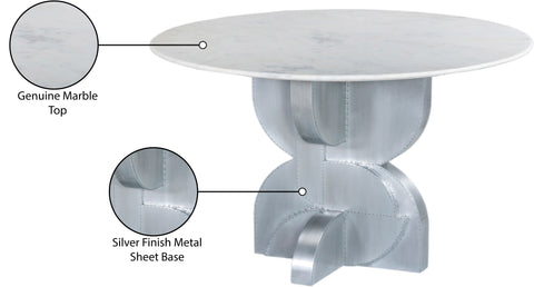 Spherical White Dining Table