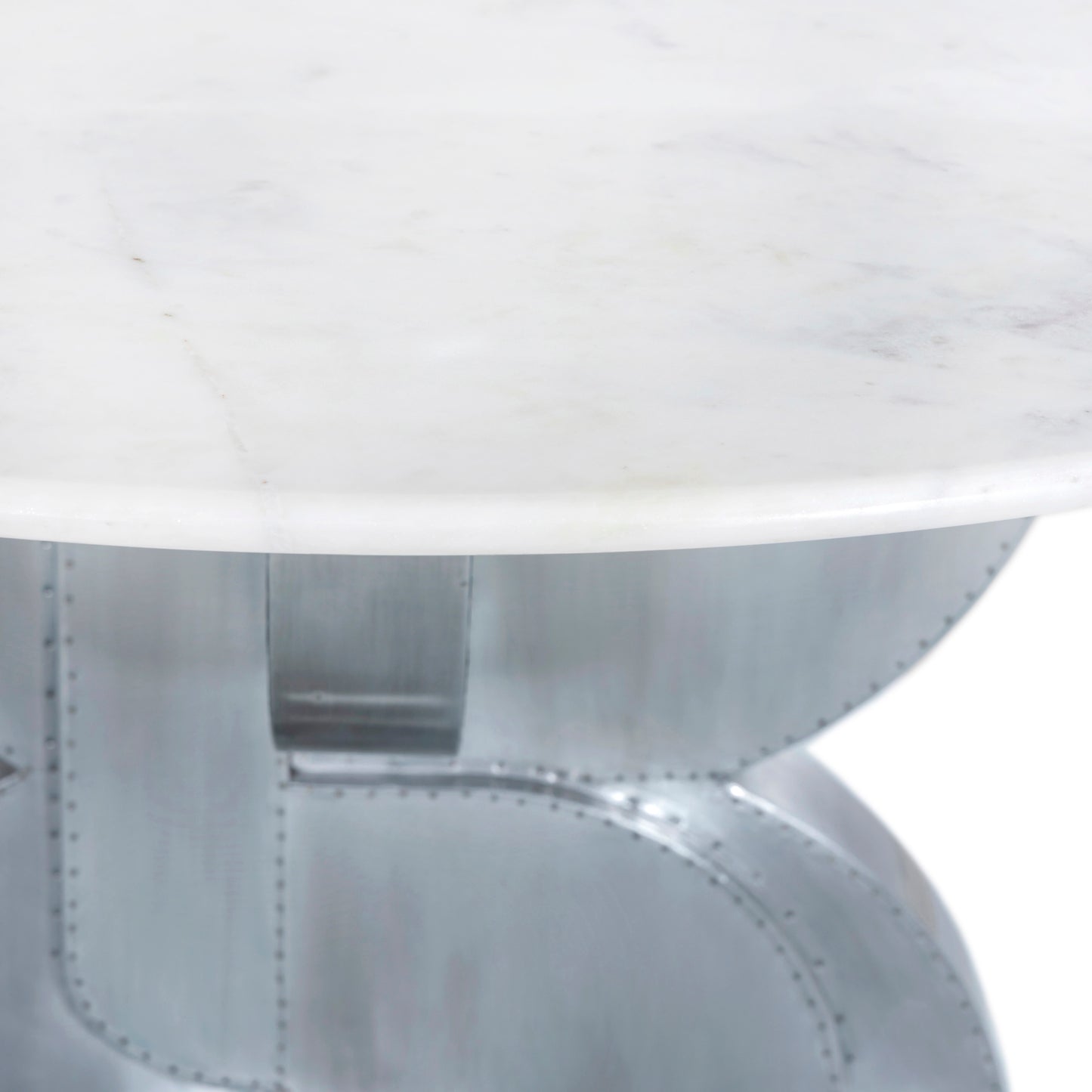 spherical white dining table