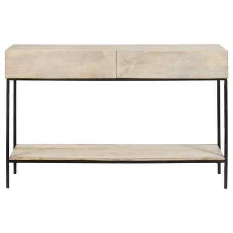 Felix 2-drawer Wood Entryway Console Table White WashedWhite Washed