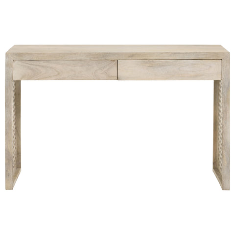 Valentina 2-drawer Wood Entryway Console Table White WashedWhite Washed