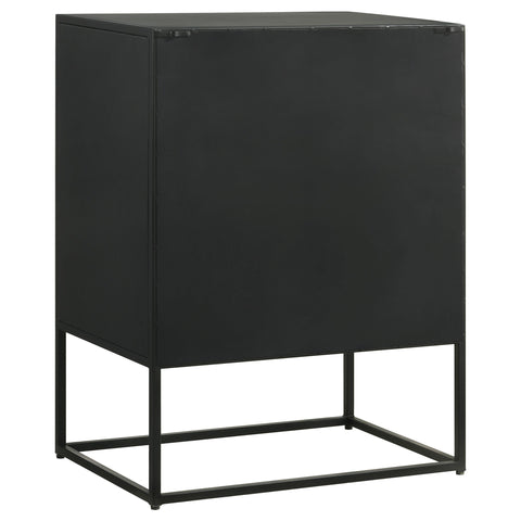 Dermott 3-drawer Multi-Purpose Tall Accent Cabinet Black