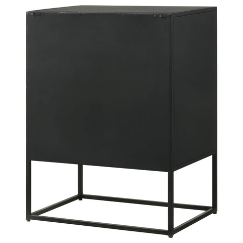 Dermott 3-drawer Multi-Purpose Tall Accent Cabinet Black