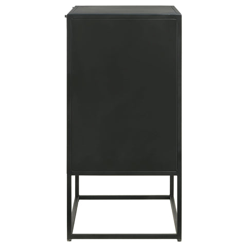 Dermott 3-drawer Multi-Purpose Tall Accent Cabinet Black