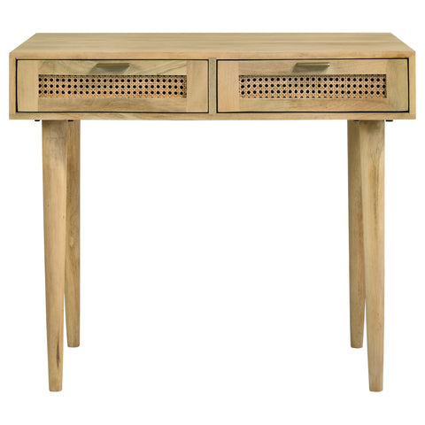 Greer 2-drawer Entryway Console Accent Table NaturalNatural