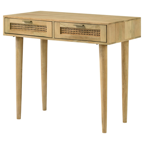 Greer 2-drawer Entryway Console Accent Table NaturalNatural