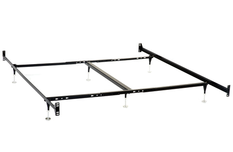 Ginevra California King Bed Frame Black (Headboard & Footboard)Black